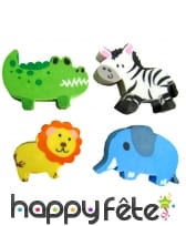 Gomme en forme d'animal de la jungle
