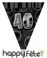 Guirlande fanions âge fond bulles, image 7