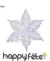 Grand flocon de neige décoratif de 61cm, image 3