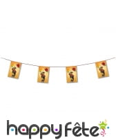 Guirlande flamenco de 4m