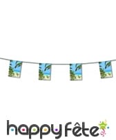 Guirlande fanion exotique