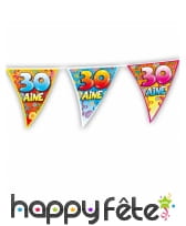 Guirlande fanions imprimé âge, 6m, image 2