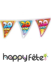 Guirlande fanions imprimé âge, 6m, image 3