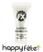 Gel fixateur pour paillettes cosmétiques