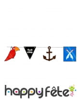 Guirlande figurines pirate de 3m