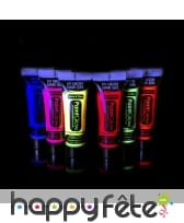 Gel fluo UV pour cheveux