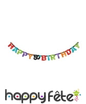 Guirlande happy 50 birthday 213cm