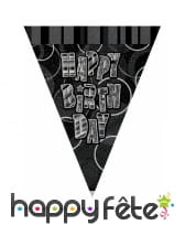 Guirlande Happy Birthday de Fanions, 274cm, image 3