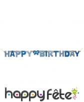 Guirlande Happy birthday en carton de 127cm, image 3