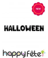 Guirlande Halloween de ballons noirs, image 1