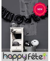 Guirlande Halloween de ballons noirs