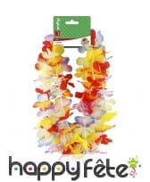 Guirlande Hawaïenne multicolore de 3m