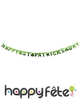 Guirlande Happy Saint Patrick's day de 2m