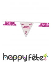 Guirlande Joyeux Anniversaire pailletée, 6m, image 3