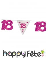 Guirlande Joyeux Anniversaire pailletée, 6m, image 5