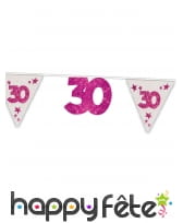 Guirlande Joyeux Anniversaire pailletée, 6m, image 9