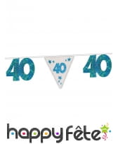 Guirlande Joyeux Anniversaire pailletée, 6m, image 10