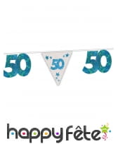 Guirlande Joyeux Anniversaire pailletée, 6m, image 12