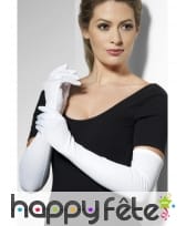 Gants long blanc, image 1
