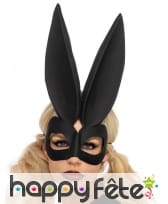Grand masque de lapin noir