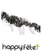 Guirlande noire et blanche avec crâne, 4m, image 1