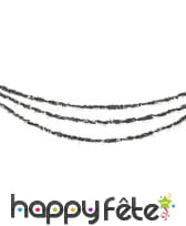 Guirlande noire et blanche avec crâne, 4m, image 2