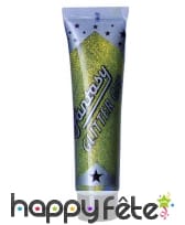 Gel pailletté doré pour la peau