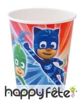 Gobelets Pyjamasques en carton, par 8