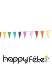 Guirlande pavillons multicolores en papier,6m