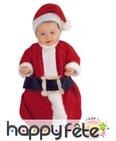 Gigoteuse Père Noël avec bonnet pour bébé