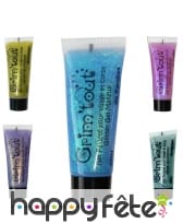 Gel pailleté pour le visage et sans parabène