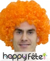 Grosse perruque pop/afro orange