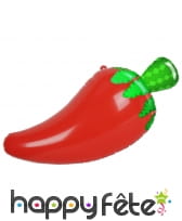 Gros piment rouge gonflable, 76 cm