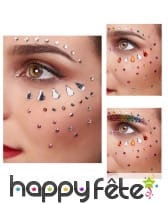 Gemmes pour visage et corps, adulte