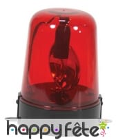 Gyrophare rouge 220v (lampe fournie)