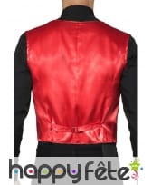 Gilet rouge à sequins pour homme, image 1