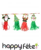 Guirlande réversible de personnage de Noël 2,43m, image 1