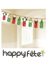 Guirlande réversible de personnage de Noël 2,43m, image 2