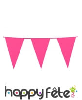 Guirlande rose de fanions triangulaires, 10m, image 2