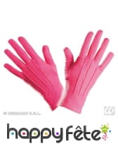 Gants roses en polyester de qualité supérieure