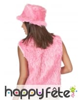 Gilet rose en peluche, image 1