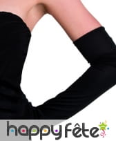 Gants stretch noir, image 1