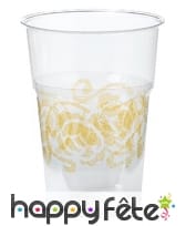 Gobelets transparents avec arabesques, image 1