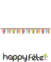 Guirlande tongs colorée 2,2m