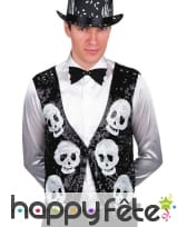 Gilet têtes de mort