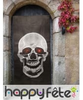 Grande tête de mort sonore bienvenue pour porte