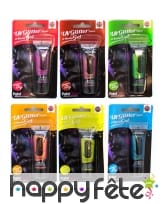 Gel UV à paillettes pour le corps, phosphorescent