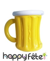 Grand verre de bière gonflable de 63cm