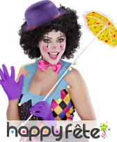 Gants violets en polyester de qualité supérieure, image 1