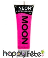 Gel visage et corps paillettes UV, Moonglow, image 1